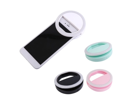 Aro de Luz SLOWMOOSE Flash Light para iPhone/Samsung Rosa