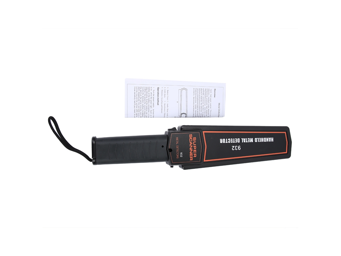Detector De Metales Portátil Yitensen Vc932 Para Estaciones De Inspección De Seguridad Con Abs Duradero Y Modos De Alarma.