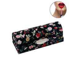 2026-portafardo De Labios Profesional Organizador De Cosméticos De Cuero Suave Duradero Con Espejo Negro