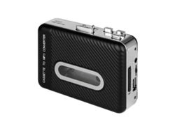 Reproductor de MP3 con casete mini Cuich con reversa automática y estéreo, convertidor de casete de audio USB a MP3 digital