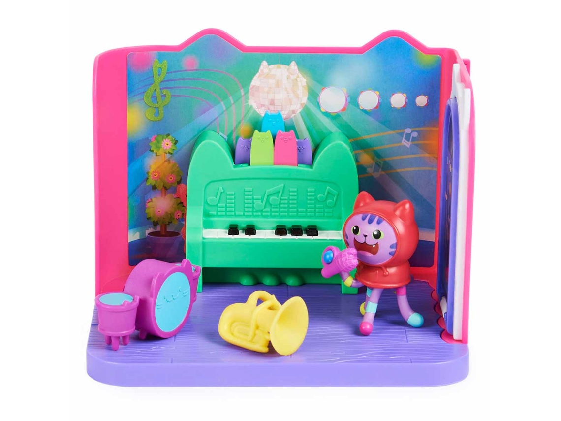 Gabby's Dollhouse Sala Groovy Music de DJ Catnip