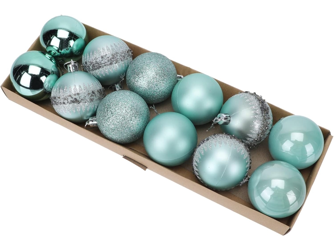 4 Juegos De Bolas Navideñas, Adorno Colgante Para Árbol, Disco Redondo, Copo De Nieve, Decoración Navideña