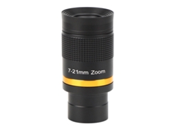 Ocular Zoom 7‑21mm Para Telescópio Astronômico, 1,25 Polegadas, Ocular Ajustável