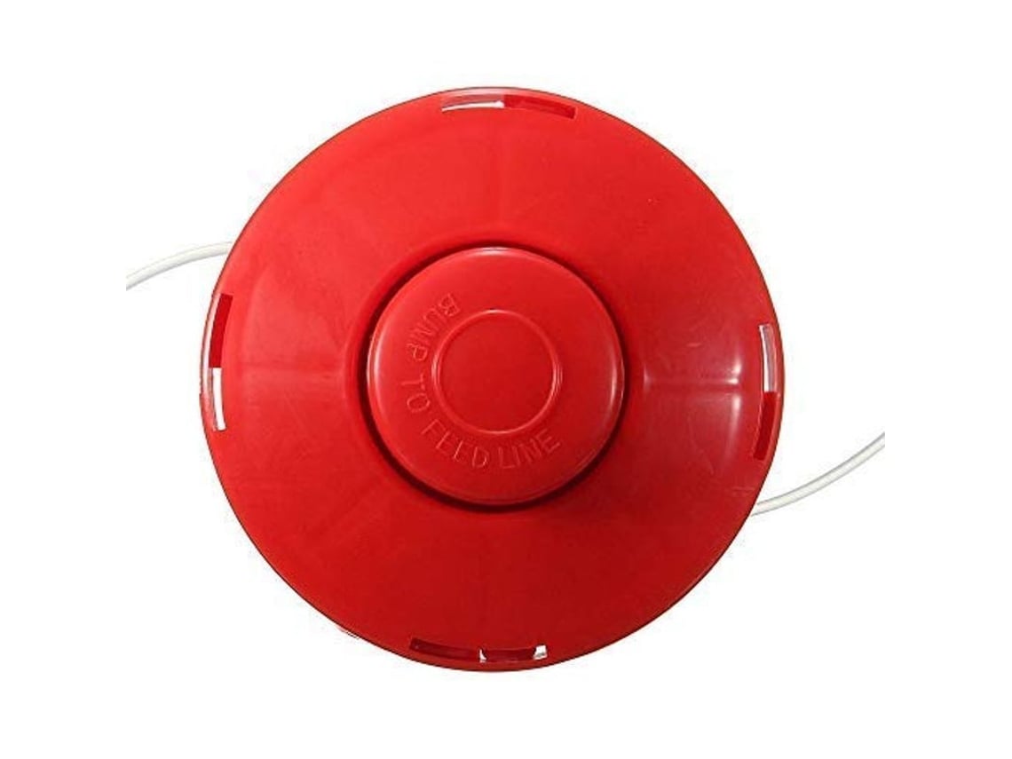 2026-27008-cabezal De Bump De Plástico 2 Filas Universal Para Cortacésped (m10*125) Rojo