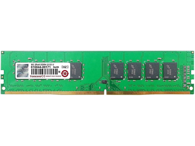 Memoria RAM DDR4 TRANSCEND TS1GLH64V1H (1 x 8 GB - 2133 MHz - CL 16)