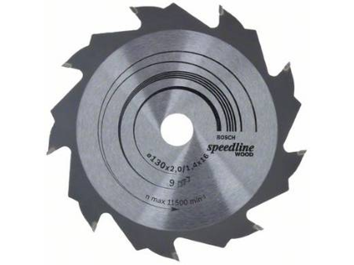 Disco de Sierra Circular BOSCH Speedline Madera 130x16x2.0 mm - 9