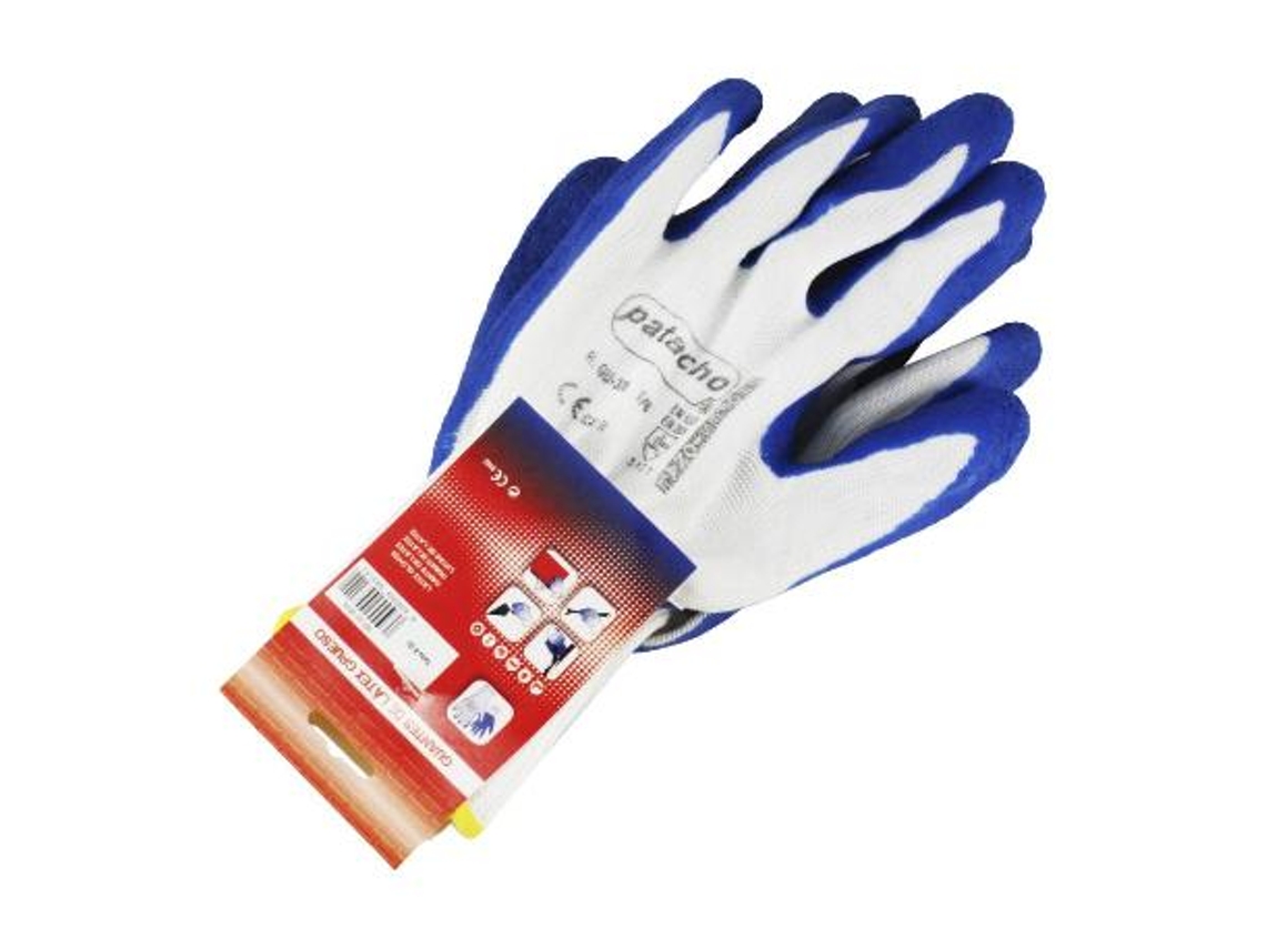 Guante nylon latex anticorte t-8 gu-307/8  par