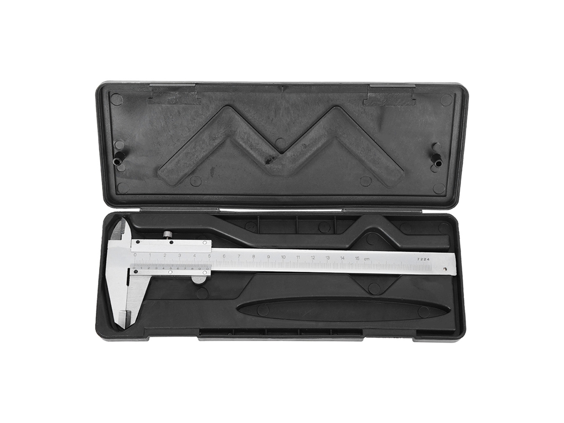 Calibrador Vernier De Acero Al Carbono Con Precisión De 0,02 Mm, Rango De Medición De 0 A 150 Mm, Herramienta De Medición.