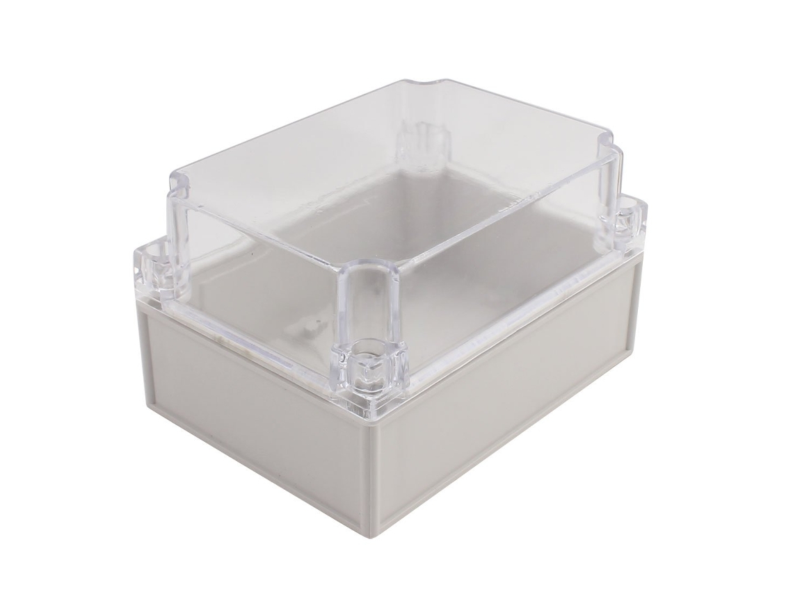 Caja Para Proyectos Electrónicos Con Conexión Impermeable Y Cubierta Transparente De 175x125x100...