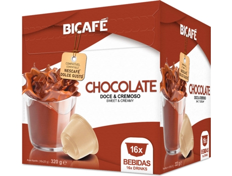 Cápsulas de Café BICAFÉ Chocolate (16 cápsulas)