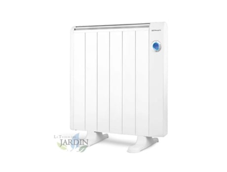 Emisor Térmico ORBEGOZO 6 Elementos Potencia: 1000 W Conexión inalámbrica Wifi Mediante App Rango de Temperatura: 7°C 35°C