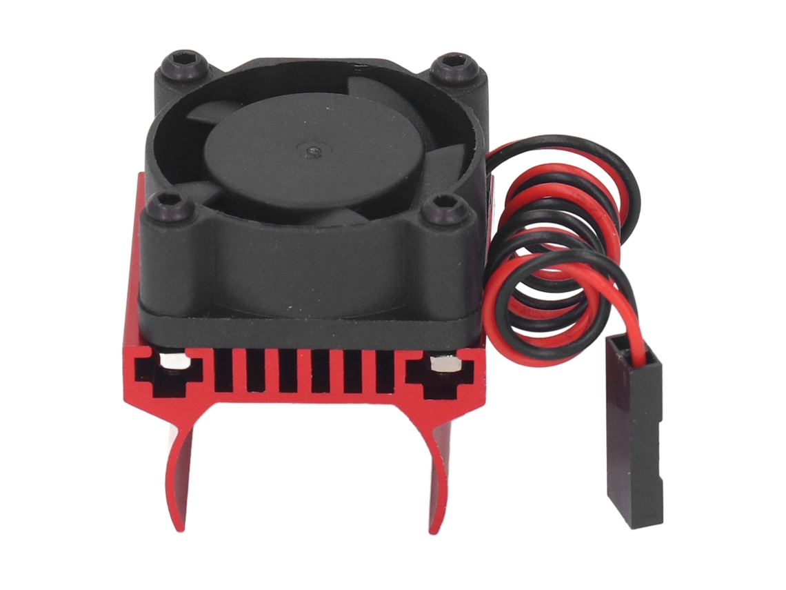 Ventilador de refrigeración para coche RC Traxxas 1/18 rojo