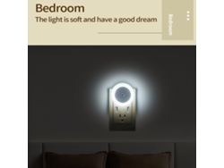 Bj-lâmpada De Mesa De Cabeceira Inteligente Luz Noturna Com Sensor E Econômica
