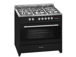 Cocina MEIRELES E 911 BL NAT (121 L - Gas Natural - Negro) 90x60