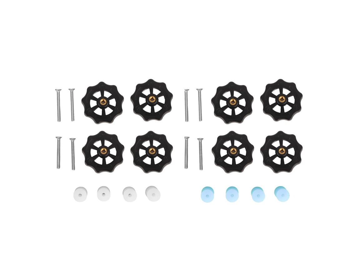 Pieza De Nivelación De Cama Caliente Para Impresora 3d, Rueda De Pulgar M4, Estabilidad Y Resistencia, Para Ender 5 Plus, Blanco Y Negro