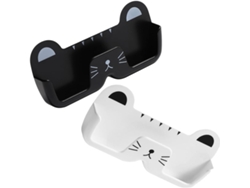 Almacenamiento Gafas Abs 2 Piezas Montaje Pared Organizador Práctico Prueba Golpes Armario Caja Sol