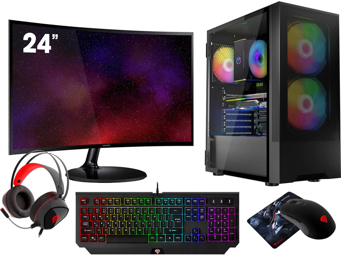 Desktop VIST (AMD Ryzen 5 5600G - RAM: 16 GB - SSD 1TB - AMD Vega 7)