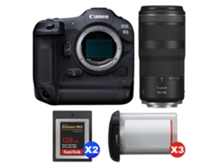 Canon Eos R3 + Rf 100-400mm F/5.6-8 Is Usm + 2 Sandisk 128gb Extreme Pro Cfexpress Type B + 3 Canon Lp-e19 + Ebook Pricedirect
