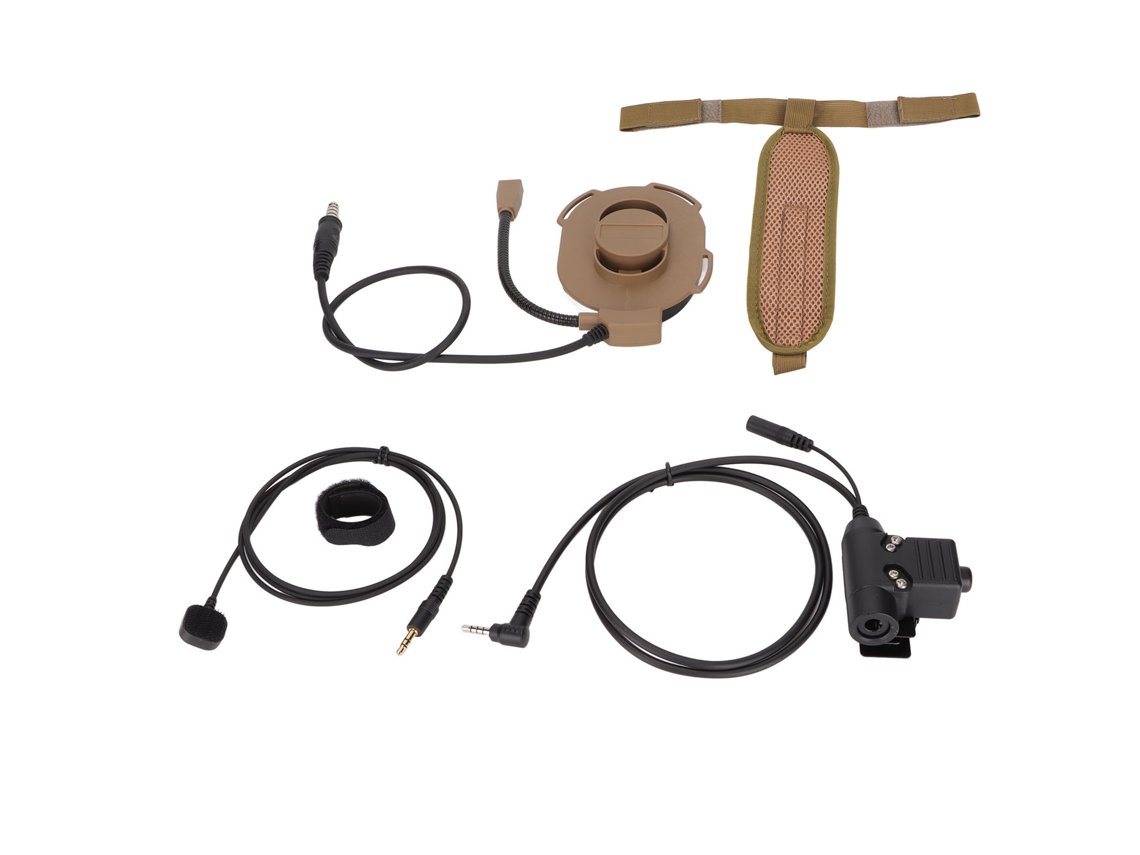 Auriculares Militares U94 De Un Solo Lado Con Reducción De Ruido Y Micrófono Para Yaese Vx-3r