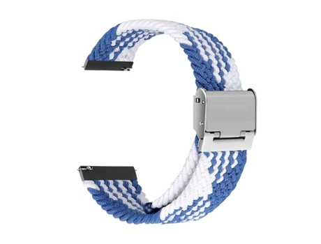 Pulsera Solo Loop Trenzada Ajustable para Amazfit T-Rex Azul y Blanco VEANXIN