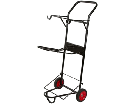 Kerbl Carrito perchero para montura Caddy metal negro 321000