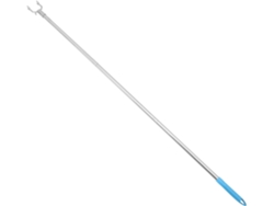 Perchero Largo Acero Inoxidable Plateado Versátil Práctico Estilo Minimalista Moderno Longitud Total 130 Cm