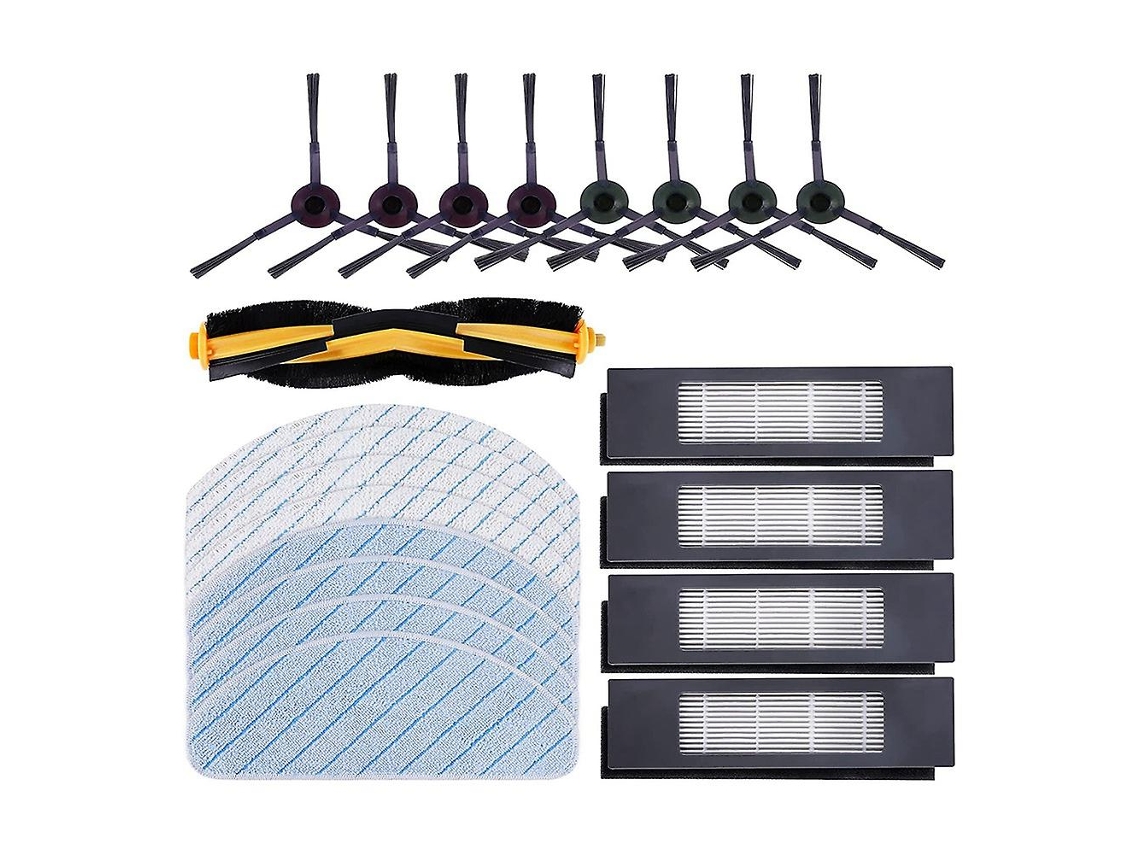 Acessórios de Aspirador Cepillo principal Cepillo lateral Filtro Hepa Compatible con T9 T9Pro T9Aivi Dust