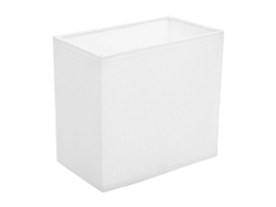 Rebe-toldo De Lámpara Rectangular De Tela Para Lámpara De Mesa Y Colgante Accesorio E27 Material Metal Y Tela 18x16,5 Cm