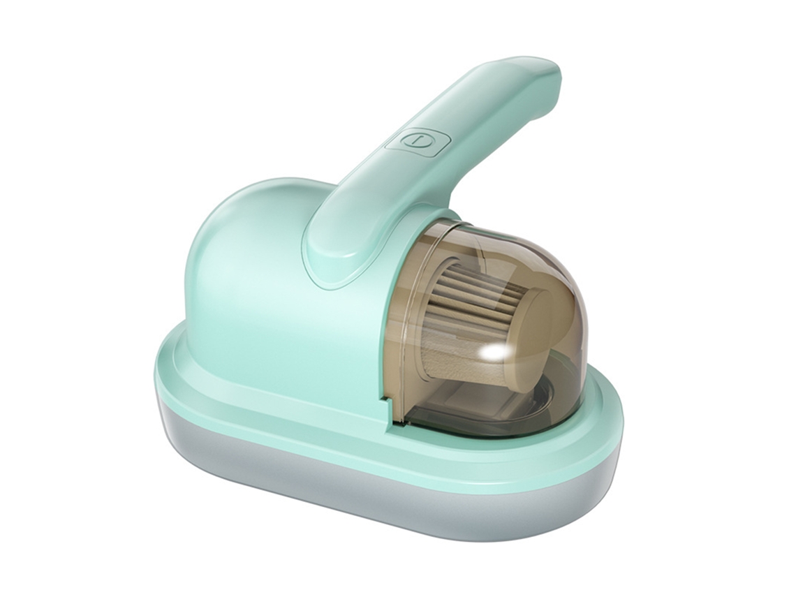 Aspiradora UV portátil inalámbrica para cama. Limpia eficazmente tu cama y almohadas. Succión de 10 kbps con filtro cuádruple y función de amortiguación.