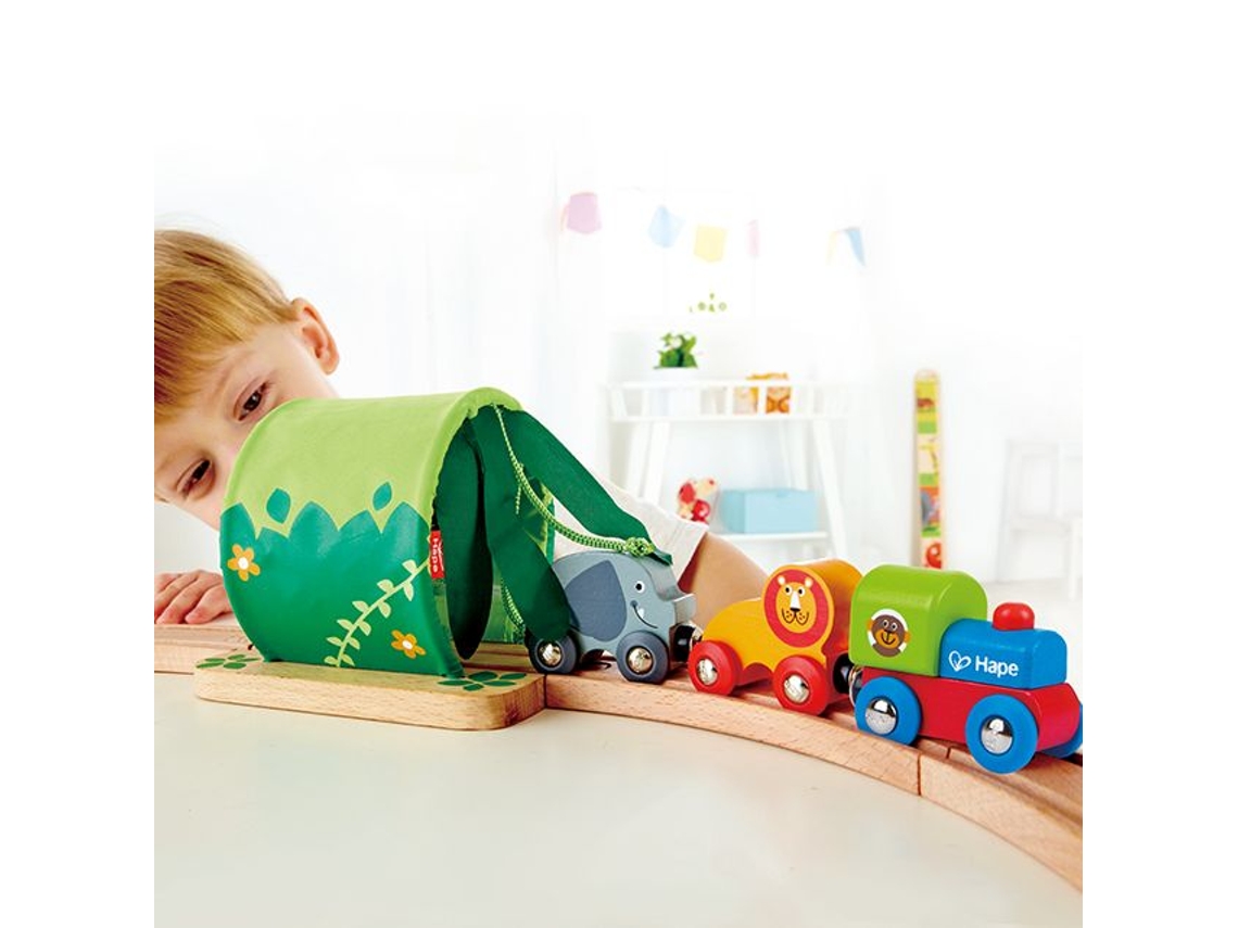 Tren de madera Hape Jungle Adventure - Juguetes coloridos