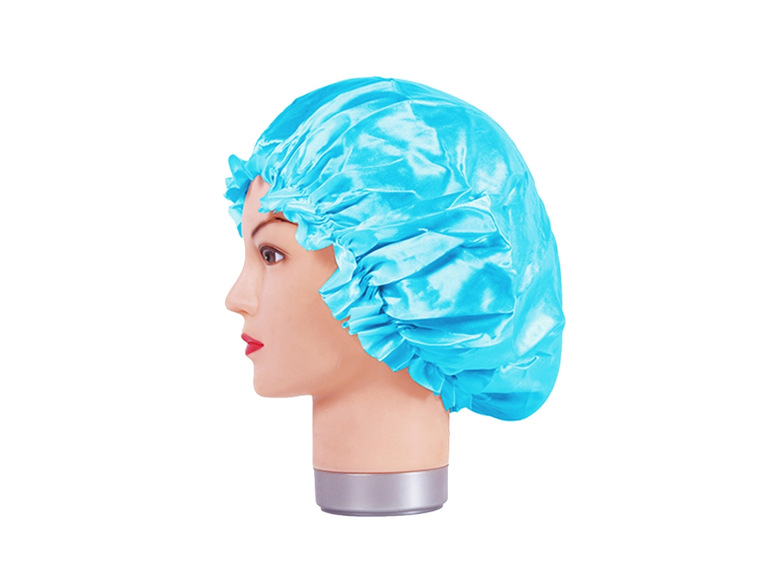 Perfect Beauty Gorro de Satén Anti Frizz Azul Sleeping Thin Cap