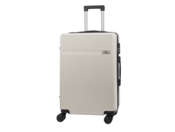 Maleta Mediana Trolley Rígida Ultraligera, De Abs De Alta Resistencia. Cerradura Numérica Y 4 Ruedas Dobles Extraíbles Y Giratorias 360°.