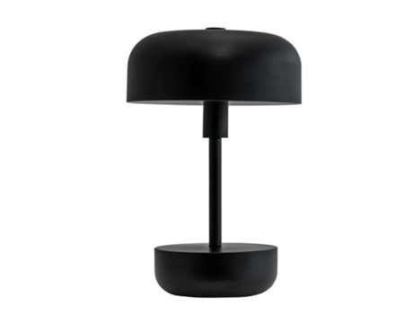 Lámpara de mesa recargable LED negra Haipot DYBERG LARSEN 17x17x25.7