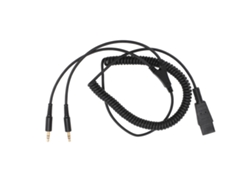 Cable Adaptador Plantronics Qd A Doble Conector Para Auriculares De 3,5 Mm Para Tarjeta De Sonido De Pc