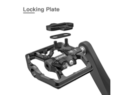 Pedales De Plataforma Plana De Aleación De Aluminio Impermeables Para Bicicleta De Montaña - Antiderrames - Accesorio Para Bicicleta