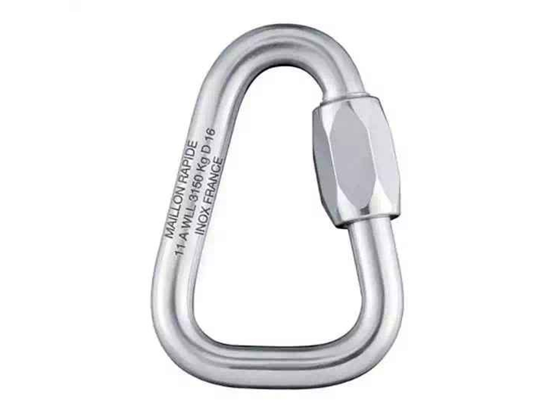 Mosquetão Maillon Delta Zinc Prateado 5 Mmrock Empire