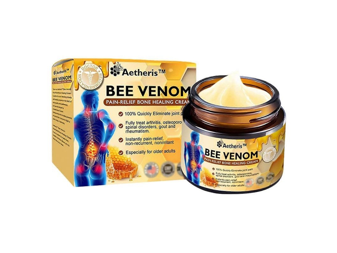 Crema Curativa Con Veneno De Abeja Para Las Articulaciones, Gel Analgésico Para El Dolor De Espalda, Cuello, Manos Y Rodillas.