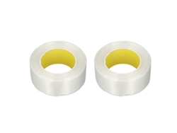 2 piezas de cinta de fibra de vidrio reforzada transparente de 5 cm (2 pulgadas) y 50 m (55 yardas) para reparación de muebles y embalaje de cargas pesadas.