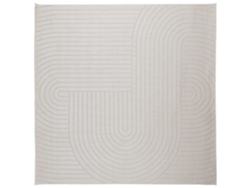 Alfombras De Área Cuadrado Palmeras Crema 240 X 240 Cm