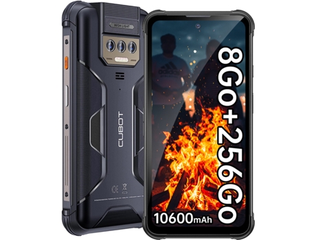 Smartphone 4G CUBOT KINGKONG Power 16GB(8+8) 256GB 6.5” Negro