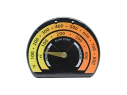 Termómetro magnético de esfera grande para estufa, chimenea o horno. Marca GOKOCO.