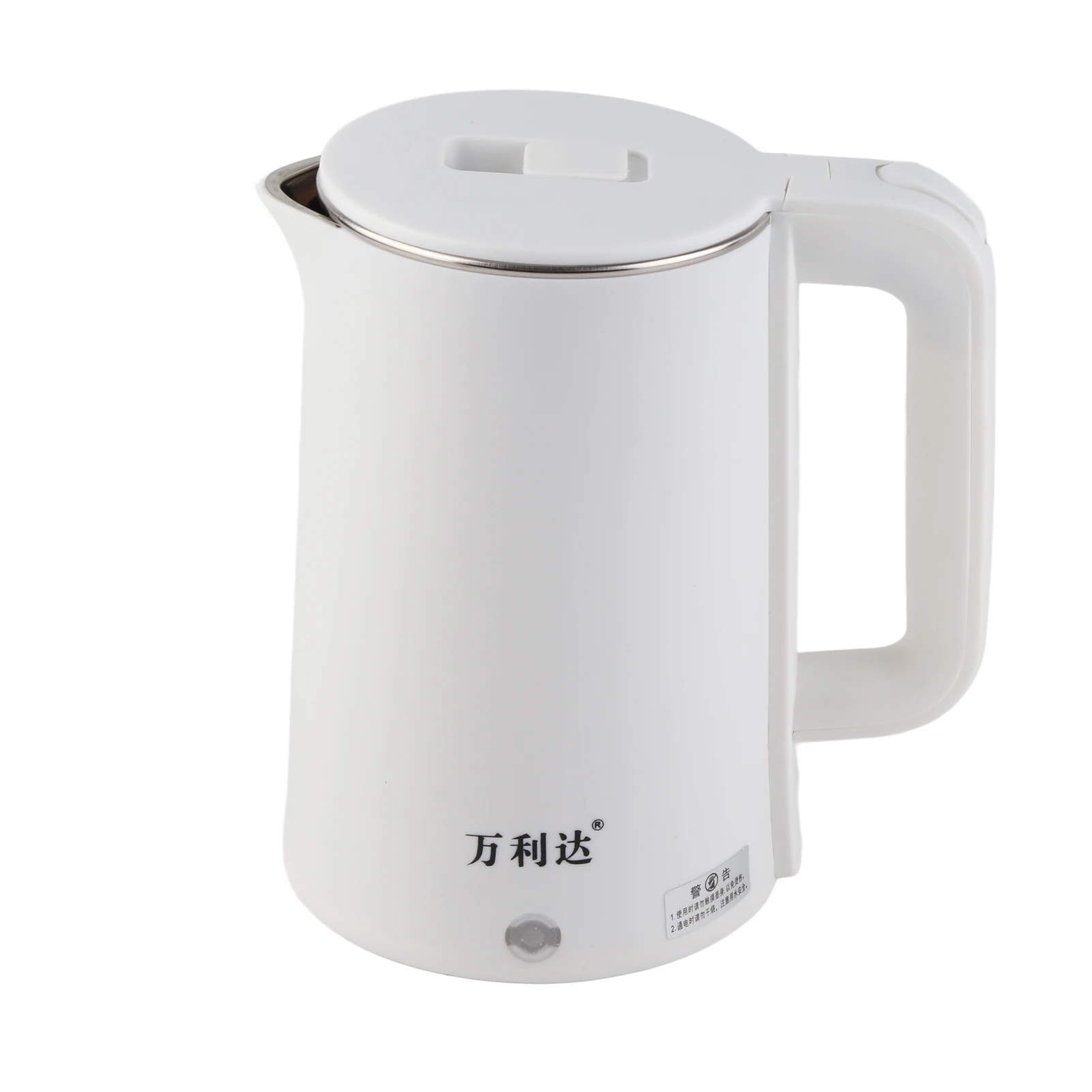 Hervidor Eléctrico De Acero Inoxidable De Doble Capa Antiadherente De 2,3 L (blanco), 220 V