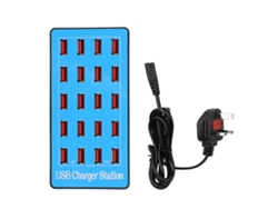 Protecciones De Múltiples Niveles Concentrador Usb De 20 Puertos Estación De Carga Usb 20a 5v Adaptador