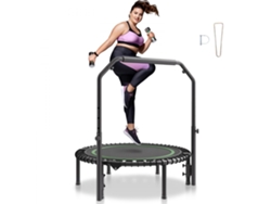 Trampolín Fitness de 1027mm con Mango Ajustable, Estructura Reforzada y Carga de 150kg Tekmaquinas