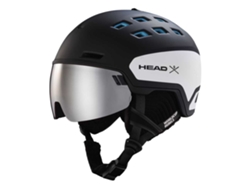 Casco HEAD Capacete Radar Visor Preto XS-S / Silver-Red/CAT2