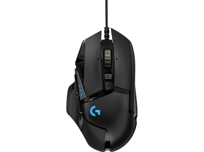 Ratón Gaming LOGITECH G502 Hero (16000 dpi - Negro)