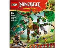 Lego® 71859 Ninjago® Dragón de la Vida – Dragón Ninja con 8 minifiguras