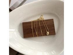 (oro) Plata De Ley 925, Collar Ovalado Con Forma De Frijol, Diseño Sencillo Y Elegante Para Quienes Se Desplazan A Diario.