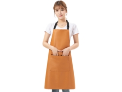 Delantal De Cuero Sintético Con Bolsillos Para Hombre Y Mujer, Impermeable Para Cocina, Cocinar, Lavado De Platos, Peluquería Canina