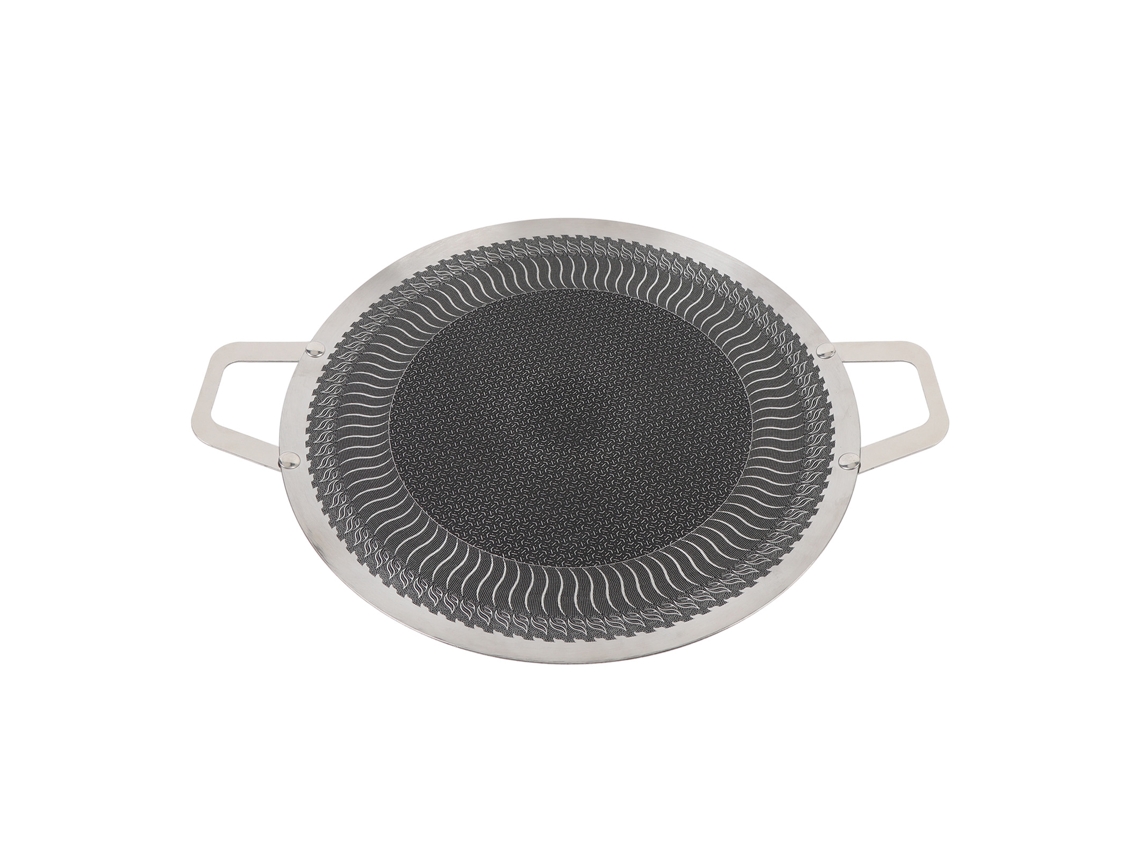 Parrilla de barbacoa de acero inoxidable antiadherente para cocina y camping